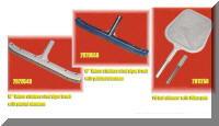 Swimming pool Brushes and Leaf Skimmers