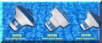 Swimming pool chemical dispensers