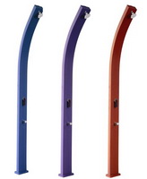 Black Violet Blue Orange spraying solar water shower