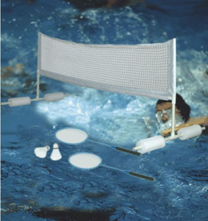 Badminton pool game