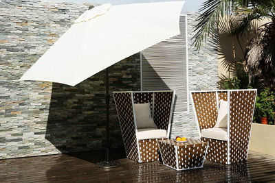 Garden outdoor pool chairs set