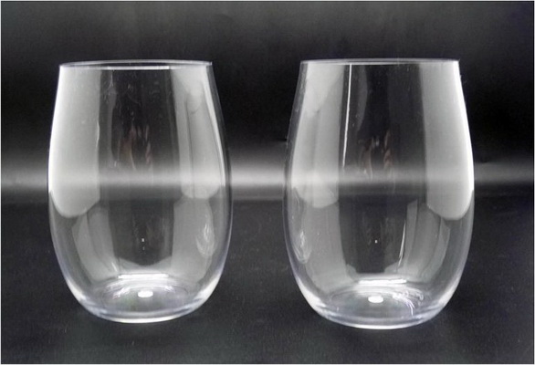 440ml - 14.8 oz polycarbonate stemless Wine glass