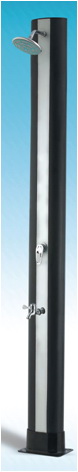 Pool solar showers 35 liters with foot washer - Free hot water
