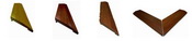Corner wood deck