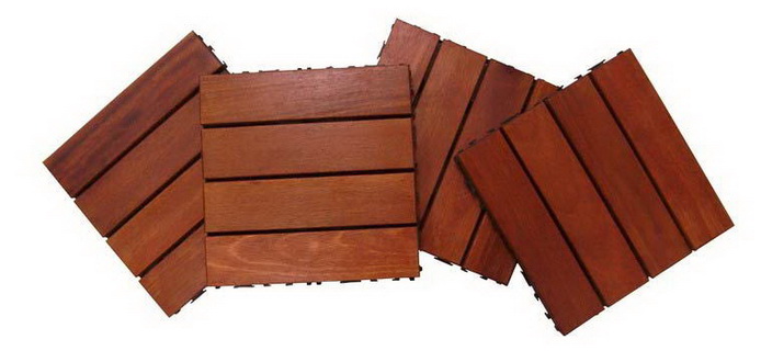 Kempas wood deck