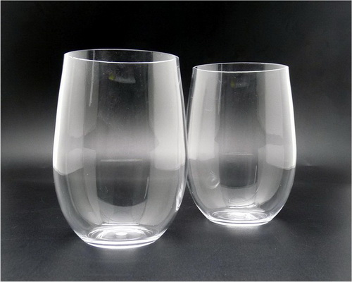 440ml - 14.8 oz polycarbonate stemless Wine glasses