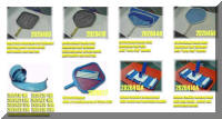 pool accessories: Leaf Skimmers and vacuum heads